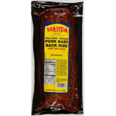 Manda Baby Back Ribs with BBQ Sauce 24oz