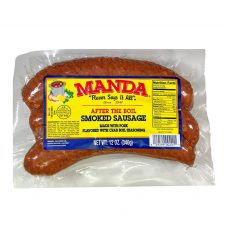 Manda After the Boil Sausage 12oz - Authentic Cajun Flavor Infuse...
