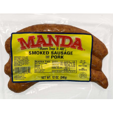 Manda Mild Smoked Pork Sausage Links 12oz